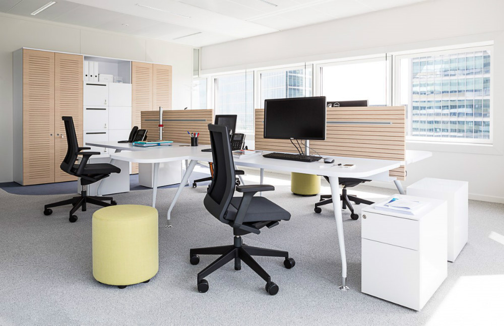 Fantoni Furniture Italy, has provided 2,600 workstation to KPMG new headquarter in Paris/France.
