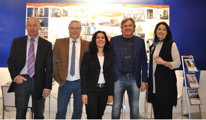 From left to right: Sergio Ippoliti, Michael Diefenbach, Sabrina Gitto, Adriano Stocco, Elisabetta Nocera. Photo Datalignum