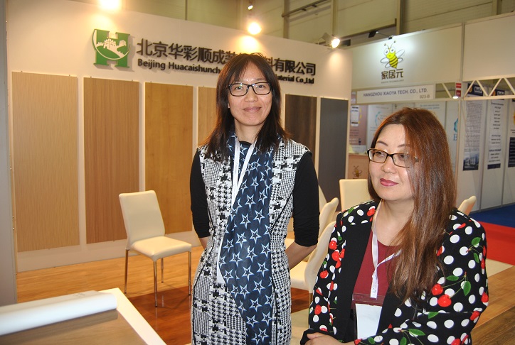 Left, Nora Liu/Assistant G.M. and Sandy Wang/Import & Export Dep.Manager. Photo Datalignum