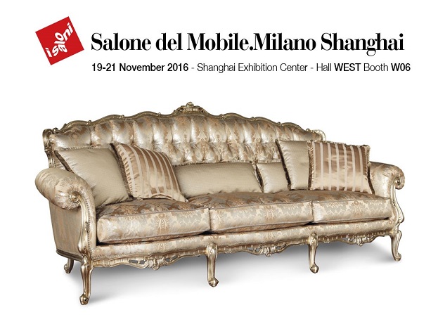 Angelo Cappellini exhibits to Salone del Mobile Shanghai, 19-21 November 2016