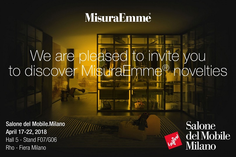 MISURAEMME ITALY AT THE SALONE DEL MOBILE MILAN, HALL 5 BOOTH F7