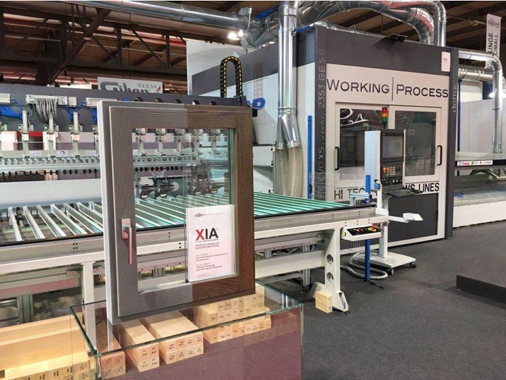 WORKING PROCESS ITALY, AT XYLEXPO WON THE PRICE WITH MACHINE FOR PRODUCTION OF WINDOW ELEMENTS