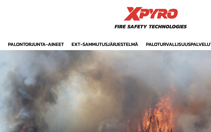 XPYRO FINLAND: A COMPANY SPECIALIZED IN FIRE EXTINGUISH PRODUCTS & SYSTEMS
