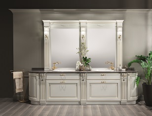 Scavolini Italy, a rich harmony of forms and decorations striving for absolute, timeless elegance.