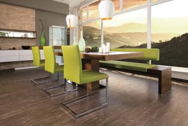 Modular multilayer flooring made by Lico.