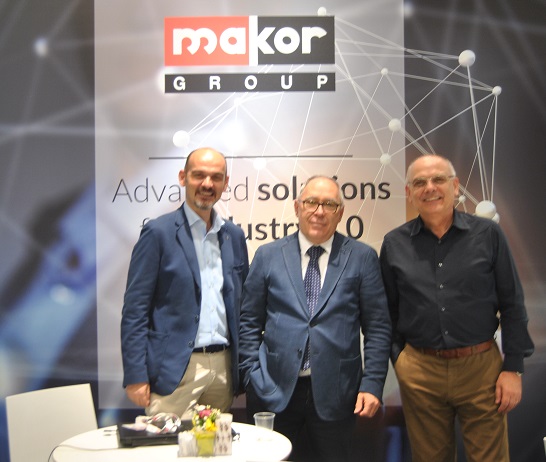 Three Makor's finishings specialists. From left, Marco Assorgia, Burno Baroncini and Alessandro Soba. Photo Datalignum.
