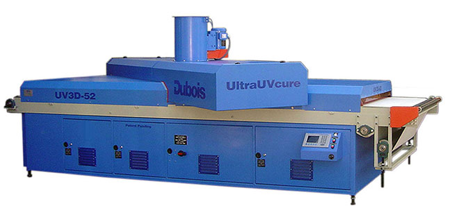 The Dubois UV finishing equipment