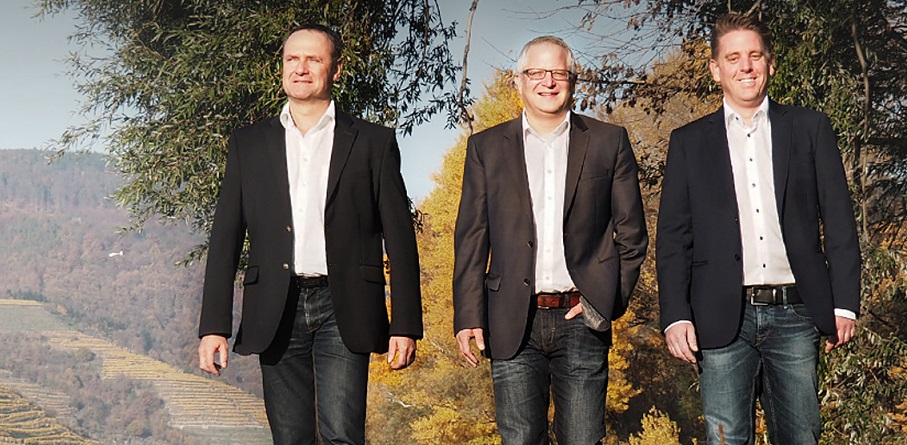 The three CEO of the Company, from left: Gernot Maier, Max Luger and Andreas Reiterer.