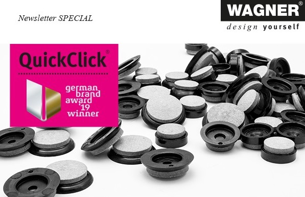 WAGNER SYSTEM GERMANY: BRAND AWARD 2019 FOR QUICKCLICK