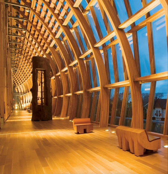 Sustainable buildings made from wood, by System TM technologies in Art Gallery_Toronto, Ontario/Canada.