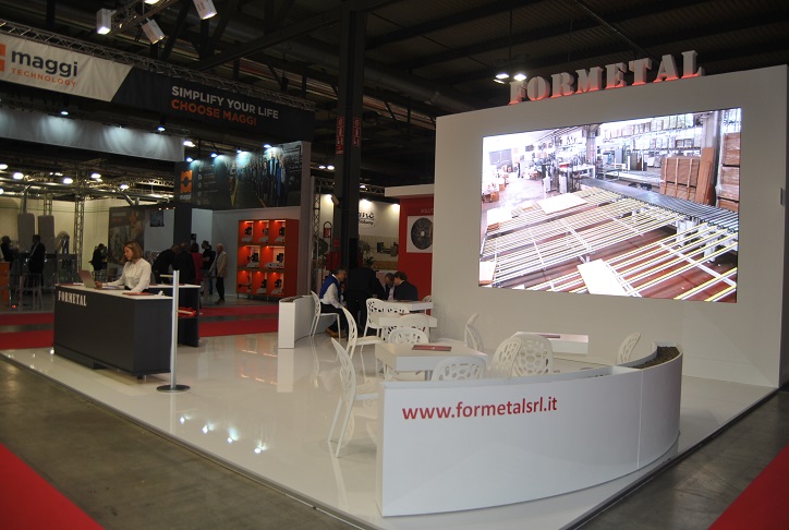 The Formetal stand at Xylexpo 2022. Photo Datalignum