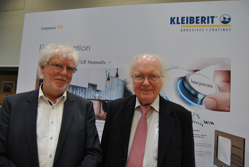 On Right, The President Kleiberit, Klaus Becker-Weimann and Peter Mansky, Communication. Photo Datalignum