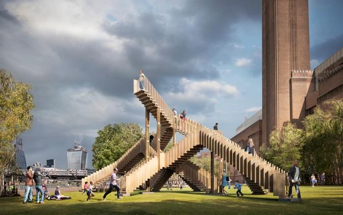 AHEC: La Endless Stair  ora in fase di produzione e sar costruita davanti alla Tate Modern a Londra.