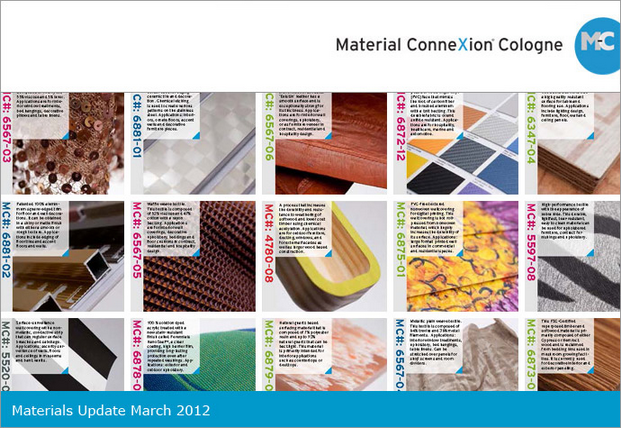Material ConneXion: Materials Update March 2012
